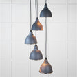 From The Anvil - Smooth Nickel Brindley Cluster Pendant in Slate | Sku. 49737SSL | Trade Door Handles.