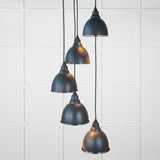 From The Anvil - Smooth Nickel Brindley Cluster Pendant in Soot | Sku. 49737SSO | Trade Door Handles.