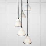 From The Anvil - Smooth Nickel Brindley Cluster Pendant in Teasel | Sku. 49737STE | Trade Door Handles.