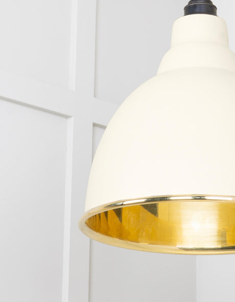 From The Anvil - Smooth Brass Brindley Cluster Pendant in Teasel | Sku. 49738STE | Trade Door Handles.