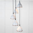 From The Anvil - Hammered Copper Brindley Cluster Pendant in Birch | Sku. 49739SBI | Trade Door Handles.