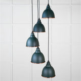 From The Anvil - Hammered Copper Brindley Cluster Pendant in Dingle | Sku. 49739SDI | Trade Door Handles.