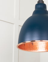 From The Anvil - Hammered Copper Brindley Cluster Pendant in Dusk | Sku. 49739SDU | Trade Door Handles.