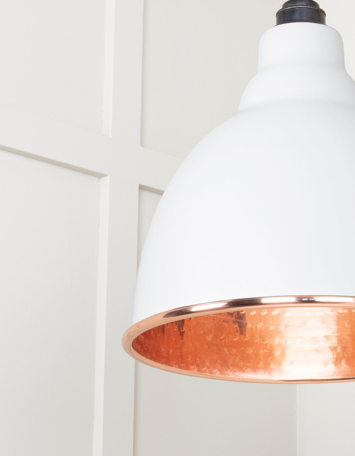 From The Anvil - Hammered Copper Brindley Cluster Pendant in Flock | Sku. 49739SF | Trade Door Handles.