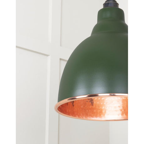From The Anvil - Hammered Copper Brindley Cluster Pendant in Heath | Sku. 49739SH | Trade Door Handles.