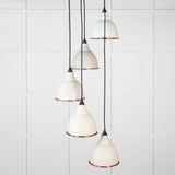 From The Anvil - Hammered Copper Brindley Cluster Pendant in Teasel | Sku. 49739STE | Trade Door Handles.