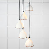 From The Anvil - Hammered Copper Brindley Cluster Pendant in Teasel | Sku. 49739STE | Trade Door Handles.