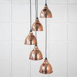 From The Anvil - Hammered Copper Brindley Cluster Pendant | Sku. 49739 | Trade Door Handles.