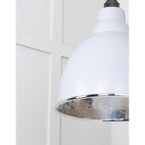 From The Anvil - Hammered Nickel Brindley Cluster Pendant in Birch | Sku. 49740SBI | Trade Door Handles.