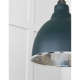 From The Anvil - Hammered Nickel Brindley Cluster Pendant in Dingle | Sku. 49740SDI | Trade Door Handles.