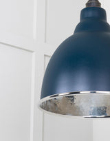 From The Anvil - Hammered Nickel Brindley Cluster Pendant in Dusk | Sku. 49740SDU | Trade Door Handles.