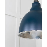 From The Anvil - Hammered Nickel Brindley Cluster Pendant in Dusk | Sku. 49740SDU | Trade Door Handles.