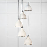 From The Anvil - Hammered Nickel Brindley Cluster Pendant in Teasel | Sku. 49740STE | Trade Door Handles.
