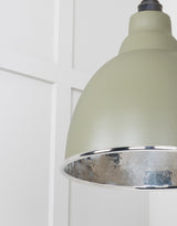 From The Anvil - Hammered Nickel Brindley Cluster Pendant in Tump | Sku. 49740STU | Trade Door Handles.