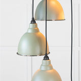From The Anvil - Hammered Nickel Brindley Cluster Pendant in Tump | Sku. 49740STU | Trade Door Handles.