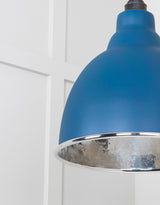 From The Anvil - Hammered Nickel Brindley Cluster Pendant in Upstream | Sku. 49740SU | Trade Door Handles.