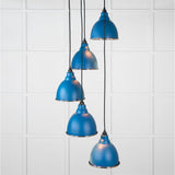 From The Anvil - Hammered Nickel Brindley Cluster Pendant in Upstream | Sku. 49740SU | Trade Door Handles.