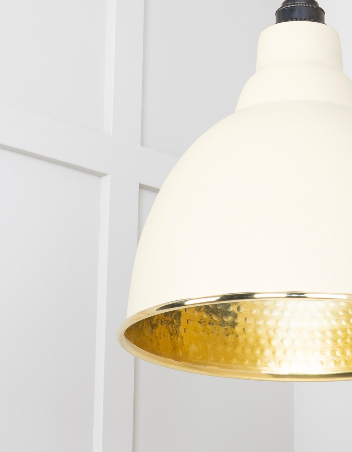 From The Anvil - Hammered Brass Brindley Cluster Pendant in Teasel | Sku. 49741STE | Trade Door Handles.