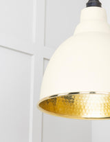 From The Anvil - Hammered Brass Brindley Cluster Pendant in Teasel | Sku. 49741STE | Trade Door Handles.