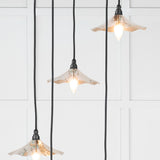 From The Anvil - Smooth Nickel Flora Cluster Pendant | Sku. 49744 | Trade Door Handles.