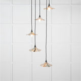 From The Anvil - Smooth Nickel Flora Cluster Pendant | Sku. 49744 | Trade Door Handles.