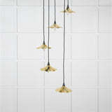 From The Anvil - Smooth Brass Flora Cluster Pendant | Sku. 49745 | Trade Door Handles.