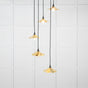 From The Anvil - Smooth Brass Flora Cluster Pendant | Sku. 49745 | Trade Door Handles.