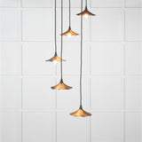 From The Anvil - Aged Brass Flora Cluster Pendant | Sku. 49746 | Trade Door Handles.