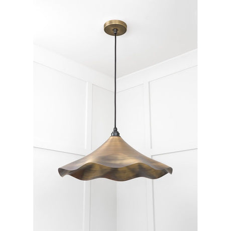 From The Anvil - Aged Brass Flora Pendant | Sku. 49747 | Trade Door Handles.