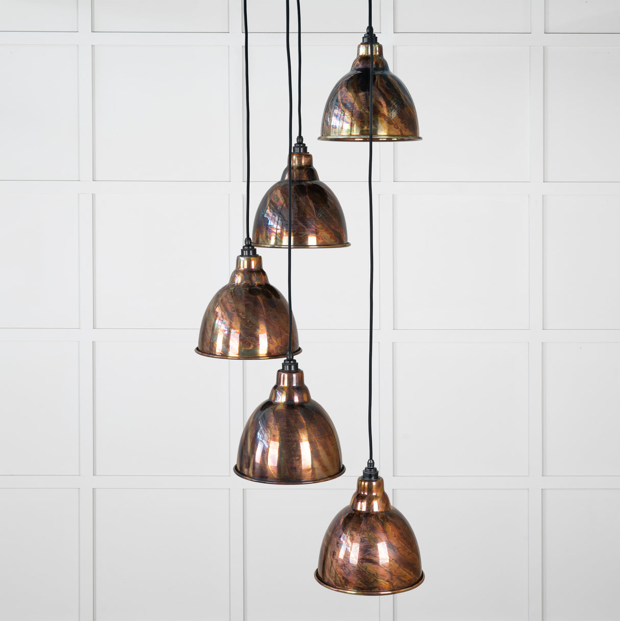 From The Anvil - Burnished Brindley Cluster Pendant | Sku. 49748 | Trade Door Handles.