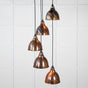 From The Anvil - Burnished Brindley Cluster Pendant | Sku. 49748 | Trade Door Handles.