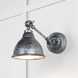 High quality images of the From The Anvil - Pewter Brindley Wall Light | Sku. Anvil-49754 | available to order from Trade Door Handles, quick delivery at discounted prices.
