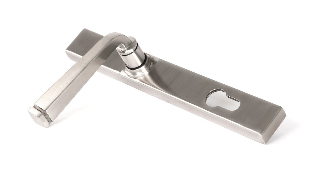 From The Anvil - Satin Marine SS (316) Avon Slimline Lever Espag. Lock Set | Sku. 49800 | Trade Door Handles.
