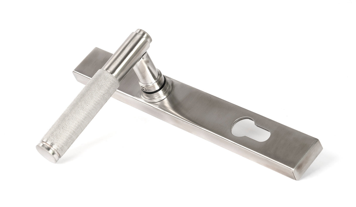 From The Anvil - Satin Marine SS (316) Brompton Slimline Espag. Lock Set | Sku. 49802 | Trade Door Handles.
