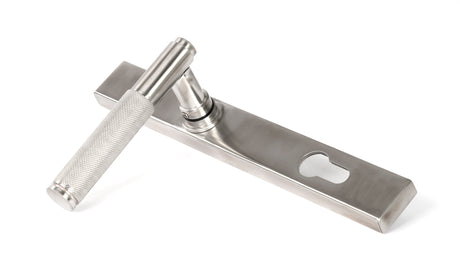 From The Anvil - Satin Marine SS (316) Brompton Slimline Espag. Lock Set | Sku. 49802 | Trade Door Handles.