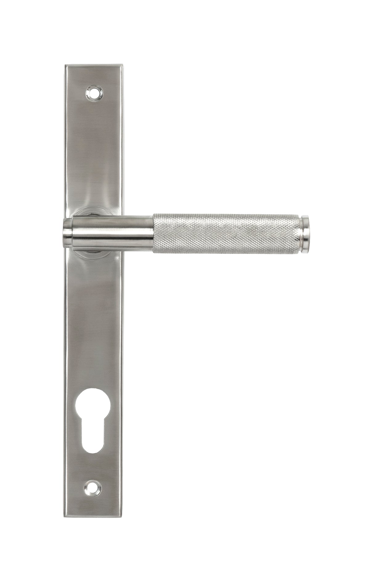 From The Anvil - Satin Marine SS (316) Brompton Slimline Espag. Lock Set | Sku. 49802 | Trade Door Handles.