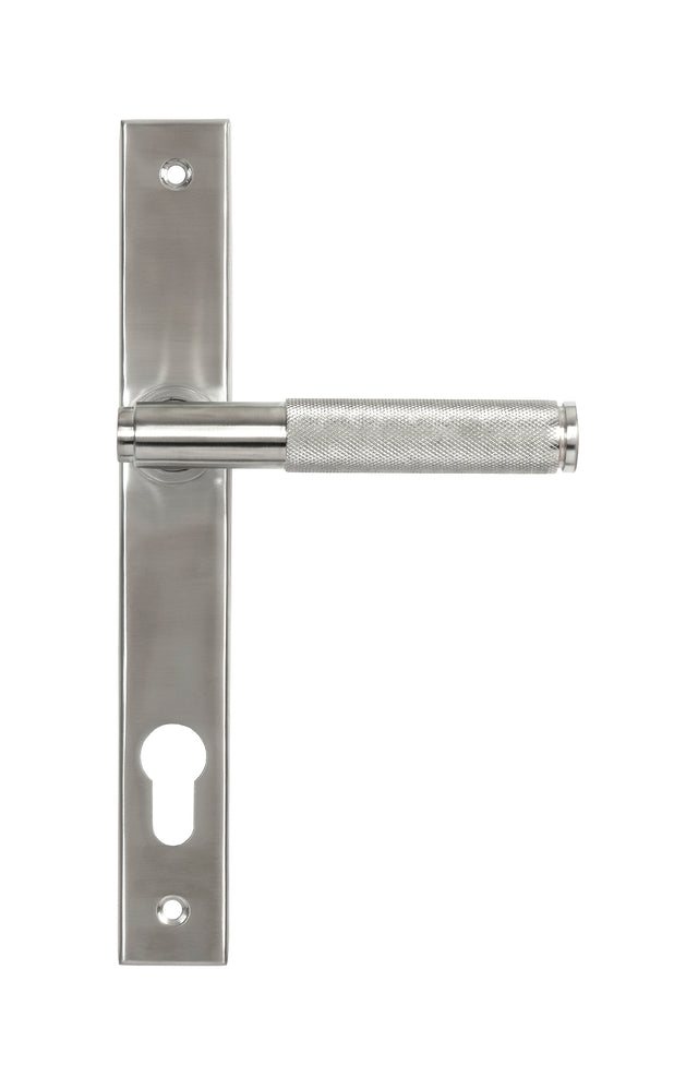 From The Anvil - Satin Marine SS (316) Brompton Slimline Espag. Lock Set | Sku. 49802 | Trade Door Handles.