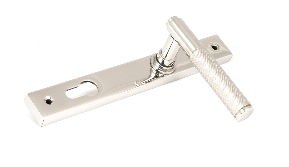 From The Anvil - Polished Marine SS (316) Brompton Slimline Espag. Lock Set | Sku. 49803 | Trade Door Handles.