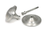 From The Anvil - Satin Marine SS (316) Art Deco Centre Door Knob | Sku. 49806 | Trade Door Handles.