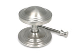 From The Anvil - Satin Marine SS (316) Art Deco Centre Door Knob | Sku. 49806 | Trade Door Handles.