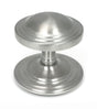 From The Anvil - Satin Marine SS (316) Art Deco Centre Door Knob | Sku. 49806 | Trade Door Handles.