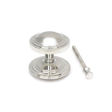 From The Anvil - Polished Marine SS (316) Art Deco Centre Door Knob | Sku. 49807 | Trade Door Handles.