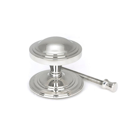 From The Anvil - Polished Marine SS (316) Art Deco Centre Door Knob | Sku. 49807 | Trade Door Handles.