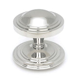 From The Anvil - Polished Marine SS (316) Art Deco Centre Door Knob | Sku. 49807 | Trade Door Handles.