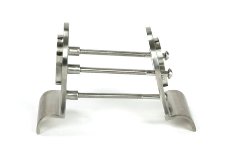 From The Anvil - Satin Marine SS (316) 50mm Euro Door Pull (Back to Back fixings) | Sku. 49812 | Trade Door Handles.