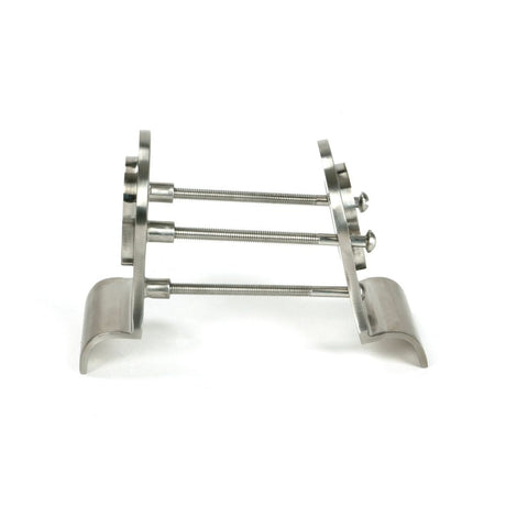 From The Anvil - Satin Marine SS (316) 50mm Euro Door Pull (Back to Back fixings) | Sku. 49812 | Trade Door Handles.