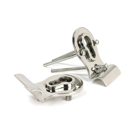 From The Anvil - Polished Marine SS (316) 50mm Euro Door Pull (Back to Back fixings) | Sku. 49813 | Trade Door Handles.
