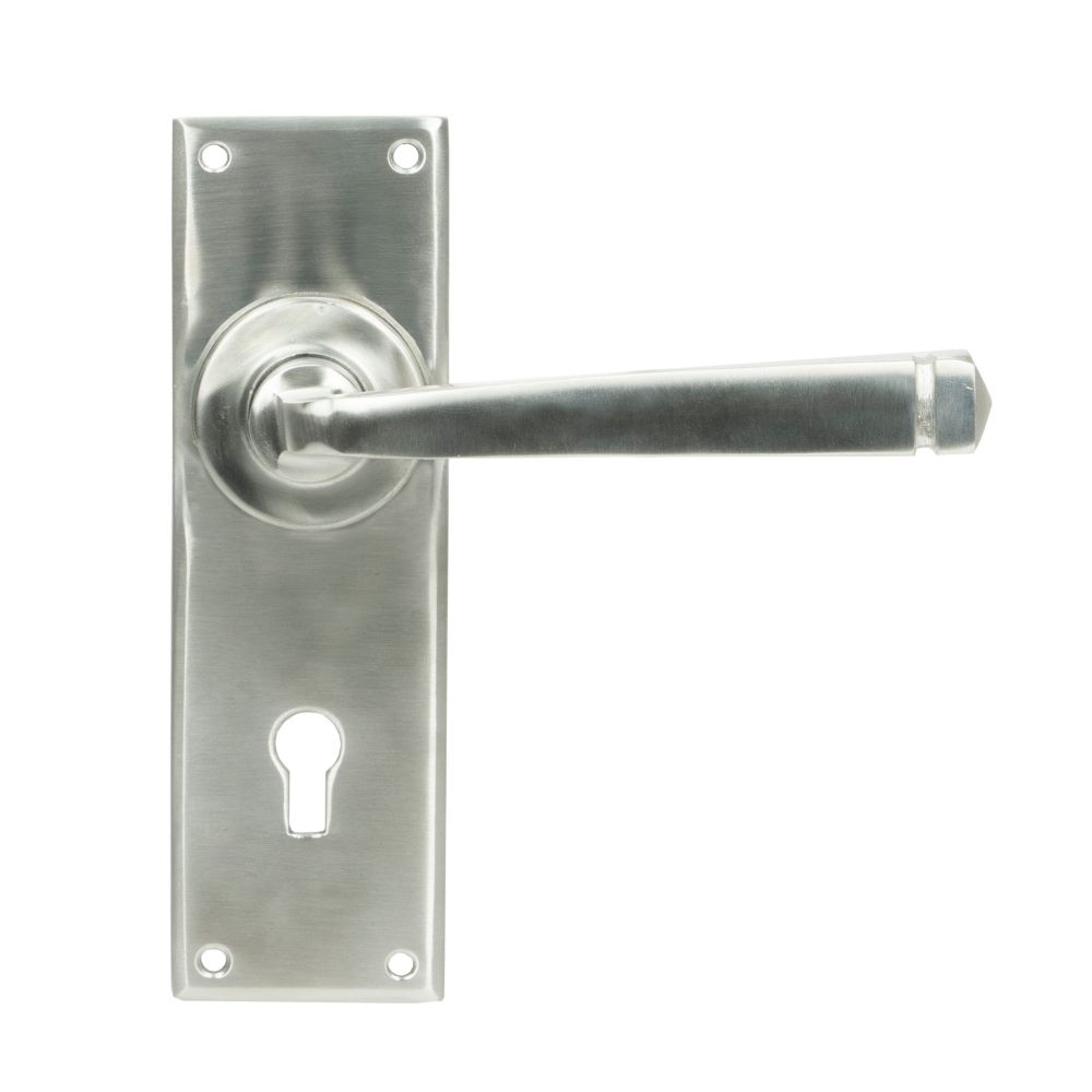 From The Anvil - Satin Marine SS (316) Avon Lever Lock Set | Sku. 49824 | Trade Door Handles.
