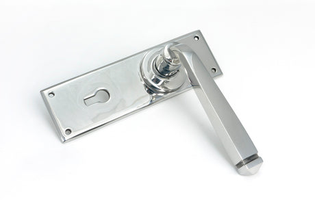 From The Anvil - Polished Marine SS (316) Avon Lever Lock Set | Sku. 49825 | Trade Door Handles.