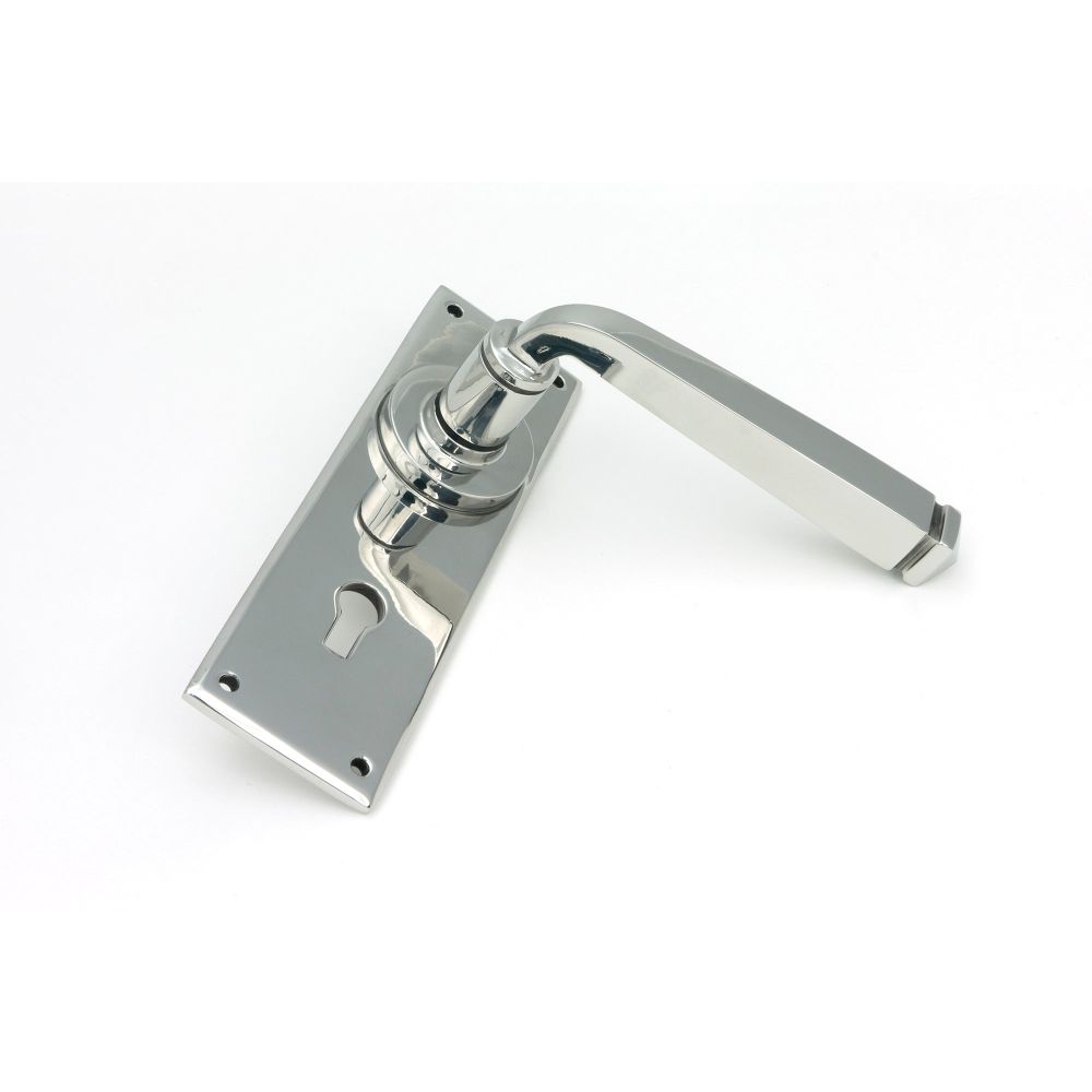 From The Anvil - Polished Marine SS (316) Avon Lever Lock Set | Sku. 49825 | Trade Door Handles.
